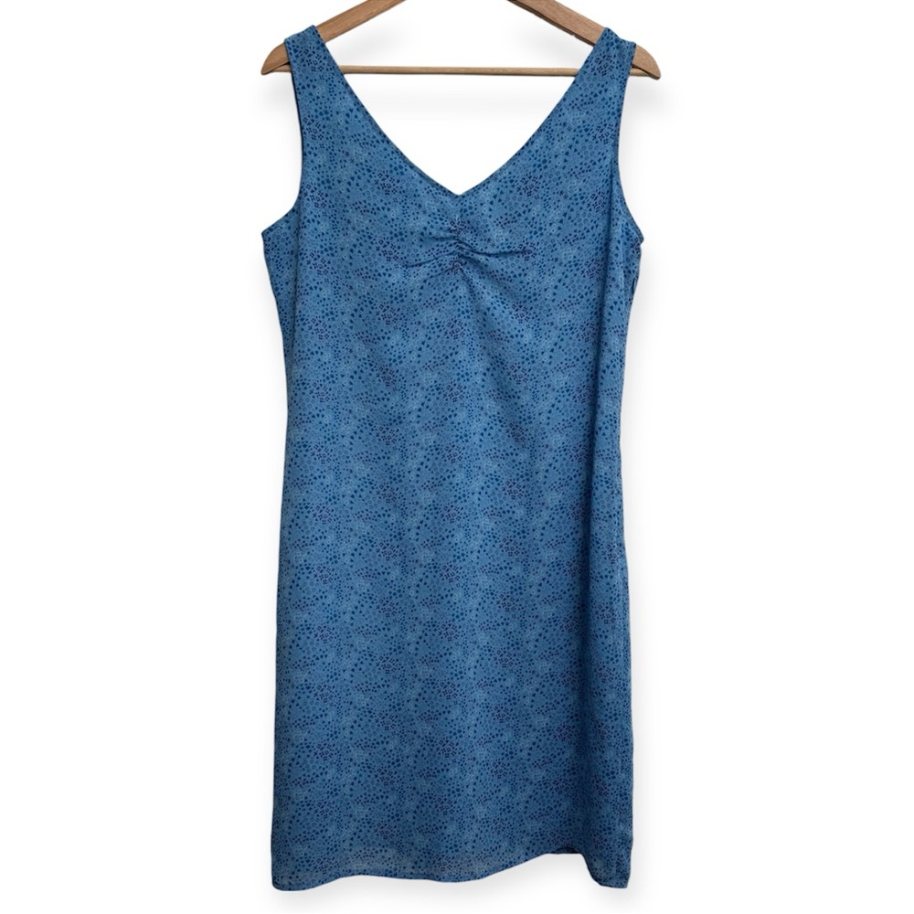 Old Navy Blue V-Neck Sleeveless Shift Dress